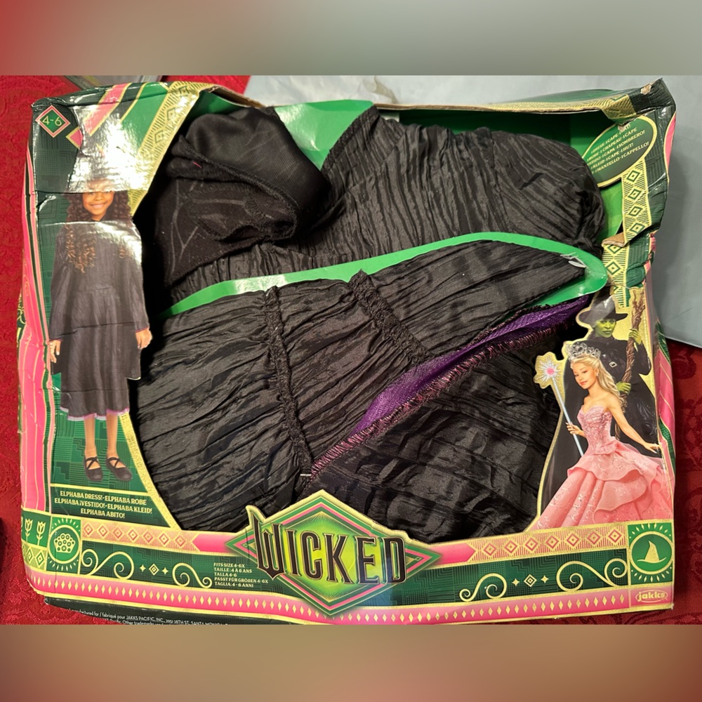 Wicked Elphaba Dress robe and hat Costume